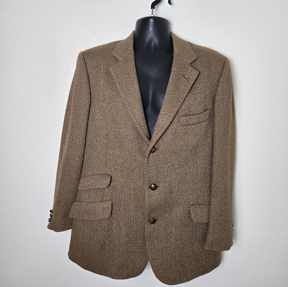 Kilgour, French & Stanbury Barneys New York Wool Cashme Blazer Jacket Blazer 43R